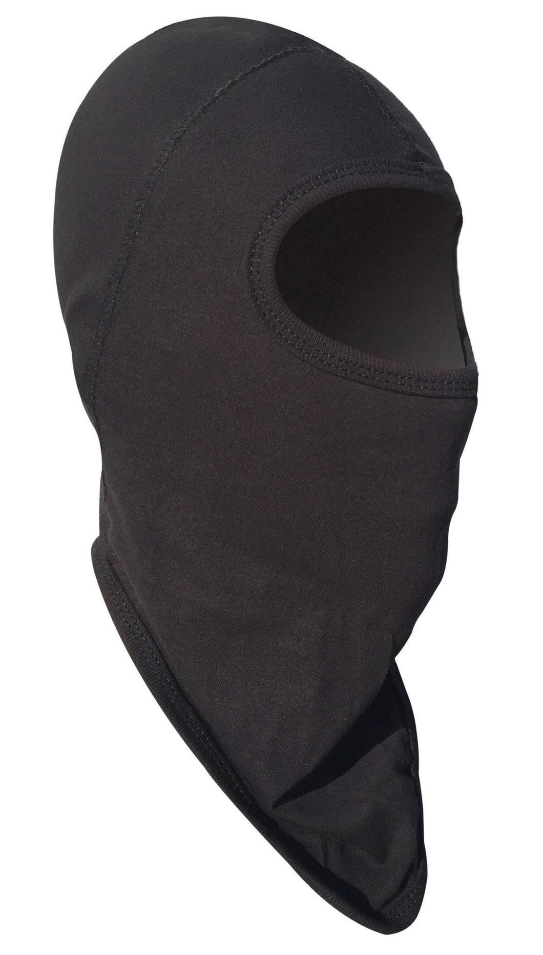 FULL FACE BLACK POLYCOTTON HEAD SOCK