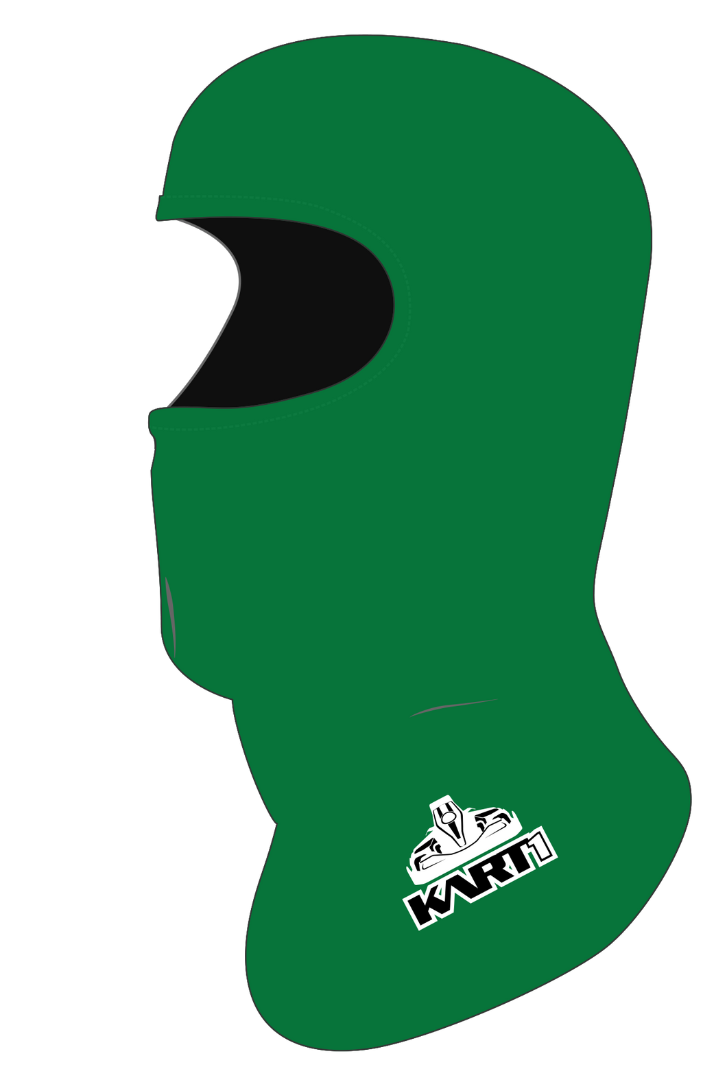 FULL FACE GREEN POLYCOTTON HEAD SOCK