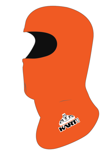 FULL FACE ORANGE POLYCOTTON HEAD SOCK